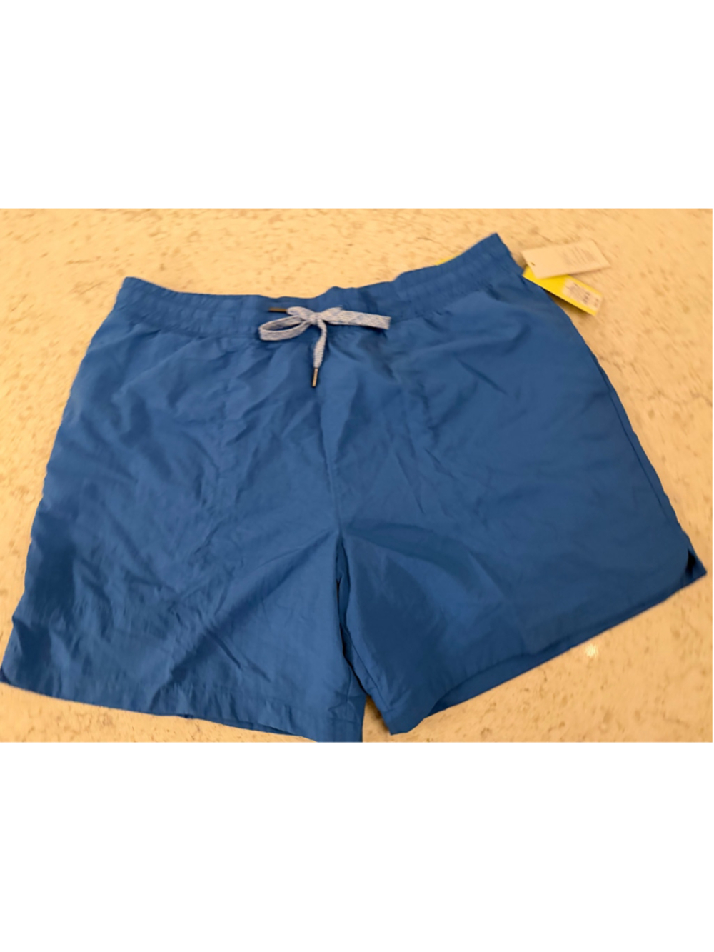 NEW All In Motion Men's Blue Volley Shorts Swim Trunks 6” L